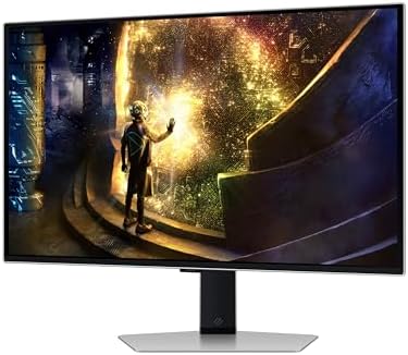 SAMSUNG 27  Odyssey OLED G6  G60SD  Series Gaming Monitor with QHD & QD OLED  360Hz 0 03ms  AMD FreeSync Premium Pro  Anti Glare  Sleek Design  Cooling System  3 Year Warranty  LS27DG602SNXZA