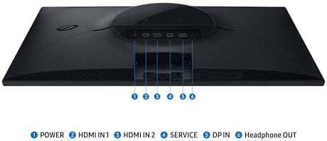 SAMSUNG Monitor para juegos Odyssey G5 G53F QHD de 27", HDR10, frecuencia de actualización de 200Hz, panel IPS, AMD FreeSync Premium, ecualizador negro, interruptor de fuente automática