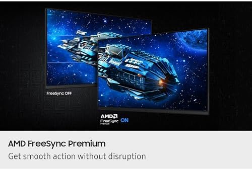 SAMSUNG 27  Odyssey G5 G53F QHD Resolution Gaming Monitor  HDR10  200Hz Refresh Rate  IPS Panel  AMD FreeSync  Premium  Black Equalizer  Auto Source Switch  LS27FG532ENXZA