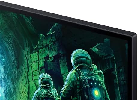 SAMSUNG 27  Odyssey G5 G53F QHD Resolution Gaming Monitor  HDR10  200Hz Refresh Rate  IPS Panel  AMD FreeSync  Premium  Black Equalizer  Auto Source Switch  LS27FG532ENXZA