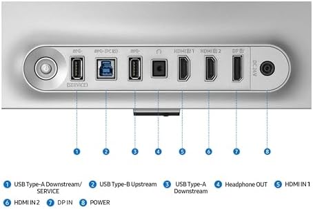SAMSUNG 27 inch Odyssey QD OLED G8  G81SF   4K  240Hz  Gaming Monitor  0 03ms Response Time  DisplayHDR True Black 400  AMD FreeSync  Premium Pro  Ergonomic Stand  LS27FG810SNXZA  2025
