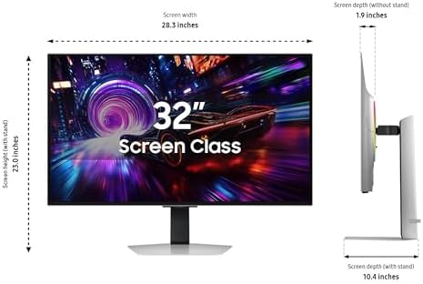 SAMSUNG 27 inch Odyssey QD OLED G8  G81SF   4K  240Hz  Gaming Monitor  0 03ms Response Time  DisplayHDR True Black 400  AMD FreeSync  Premium Pro  Ergonomic Stand  LS27FG810SNXZA  2025