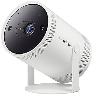 SAMSUNG 30    100  The Freestyle 2nd Gen with Gaming Hub Smart Portable Projector  FHD  HDR  Big Screen Home Theater Experience  360 Sound  SP LFF3CLAXXZA  2023 Model  White  Renewed