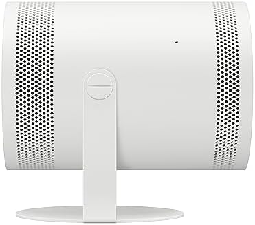 SAMSUNG 30    100  The Freestyle 2nd Gen with Gaming Hub Smart Portable Projector  FHD  HDR  Big Screen Home Theater Experience  360 Sound  SP LFF3CLAXXZA  2023 Model  White  Renewed