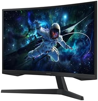 SAMSUNG 32 Odyssey G55C Series QHD 1000R Curved Gaming Monitor  1ms MPRT   HDR10  165Hz  AMD Radeon FreeSync  Eye Care  Glare Free  Sharp Resolution LS32CG550ENXZA