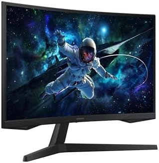 SAMSUNG 32 Odyssey G55C Series QHD 1000R Curved Gaming Monitor  1ms MPRT   HDR10  165Hz  AMD Radeon FreeSync  Eye Care  Glare Free  Sharp Resolution LS32CG550ENXZA