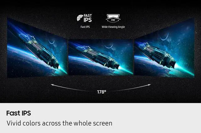 SAMSUNG 32 inch Odyssey G5 QHD 2K 1440P 180Hz IPS with FreeSync & G Sync Compatible 1ms HDR400 Gaming Computer Monitor with Height Adjustable  Swivel  Pivot & Tilt stand LS32FG502ENXZA