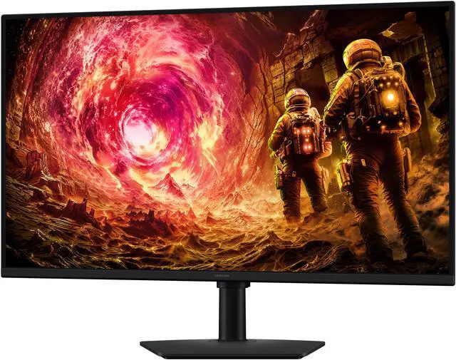 SAMSUNG 32 inch Odyssey G5 QHD 2K 1440P 180Hz IPS with FreeSync & G Sync Compatible 1ms HDR400 Gaming Computer Monitor with Height Adjustable  Swivel  Pivot & Tilt stand LS32FG502ENXZA
