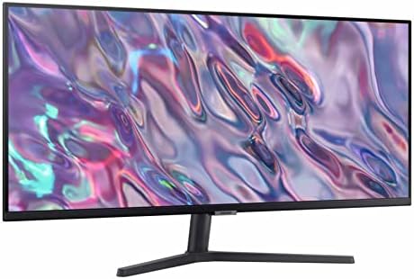SAMSUNG 34 ViewFinity S50GC Series Ultra WQHD Monitor  100Hz  5ms  HDR10  AMD FreeSync  Eye Care  Borderless Design  PIP  PBP  LS34C502GANXZA  2023  Black