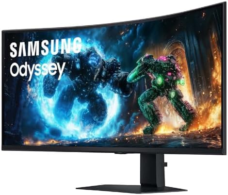SAMSUNG 40  Odyssey G7  G75F  WUHD Resolution  180Hz  Curved Gaming Monitor  1ms Response Time  GtG   VESA DisplayHDR  600  AMD FreeSync  Premium Pro  LS40FG75DENXZA  2025
