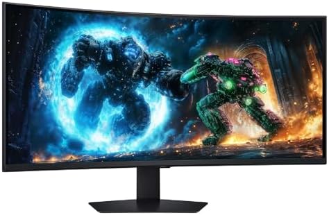 SAMSUNG 40  Odyssey G7  G75F  WUHD Resolution  180Hz  Curved Gaming Monitor  1ms Response Time  GtG   VESA DisplayHDR  600  AMD FreeSync  Premium Pro  LS40FG75DENXZA  2025