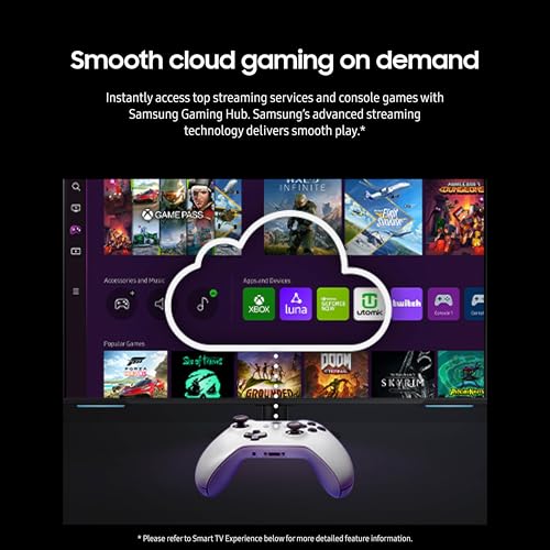SAMSUNG 43 Odyssey Neo G7 Series 4K UHD Smart Gaming Monitor 144Hz 1ms VESA Display HDR600 Quantum Matrix Technology AMD FreeSync Premium Pro LS43CG702NNXZA Black