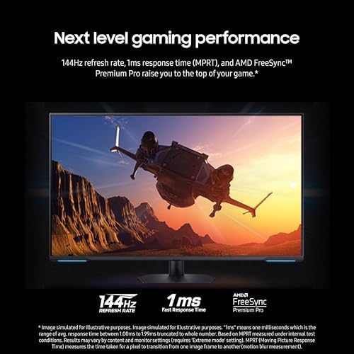 SAMSUNG 43 Odyssey Neo G7 Series 4K UHD Smart Gaming Monitor  144Hz  1ms  VESA Display HDR600  Quantum Matrix Technology  AMD FreeSync Premium Pro  LS43CG702NNXZA  Black