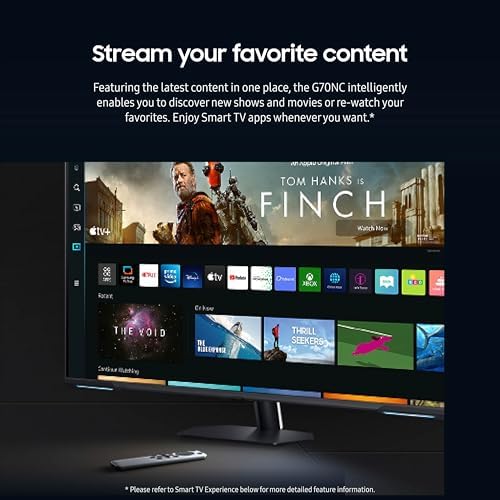 SAMSUNG 43 Odyssey Neo G7 Series 4K UHD Smart Gaming Monitor  144Hz  1ms  VESA Display HDR600  Quantum Matrix Technology  AMD FreeSync Premium Pro  LS43CG702NNXZA  Black