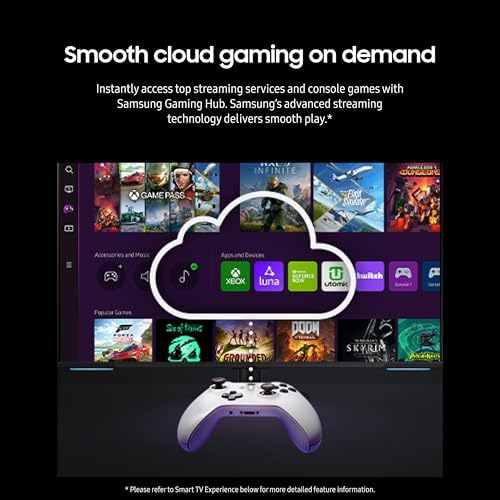 SAMSUNG 43 Odyssey Neo G7 Series 4K UHD Smart Gaming Monitor  144Hz  1ms  VESA Display HDR600  Quantum Matrix Technology  AMD FreeSync Premium Pro  LS43CG702NNXZA  Black