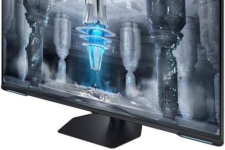 SAMSUNG 43 Odyssey Neo G7 Series 4K UHD Smart Gaming Monitor  144Hz  1ms  VESA Display HDR600  Quantum Matrix Technology  AMD FreeSync Premium Pro  LS43CG702NNXZA  Black