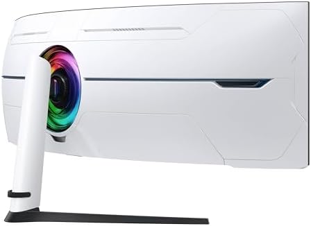 SAMSUNG Odyssey Neo G9 (G95NC) Series Dual 4K UHD 1000R Monitor curvado para juegos, 240Hz, 1ms con DisplayPort 2.1, Quantum Mini-LED, DisplayHDR 1000, AMD FreeSync Premium Pro, LS57CG952NNXZA