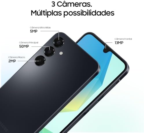 SAMSUNG Galaxy A16 4G Dual SIM  128GB  2025  6 7 90Hz AMOLED  Splash Resistant  8Core  50MP Camera  Factory Unlocked International Model for GSM  Global  A165M/DS  25W Fast Charger Bundle  Black 