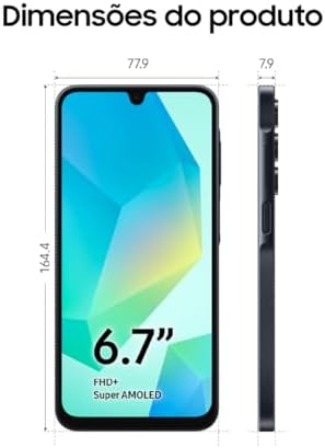 SAMSUNG Galaxy A16 4G Dual SIM  128GB  2025  6 7 90Hz AMOLED  Splash Resistant  8Core  50MP Camera  Factory Unlocked International Model for GSM  Global  A165M/DS  25W Fast Charger Bundle  Black 