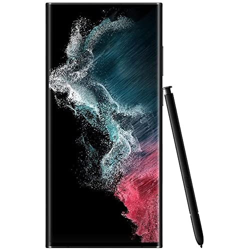 SAMSUNG Galaxy S22 Ultra 5G  US Version  128GB  Black   Unlocked  Renewed