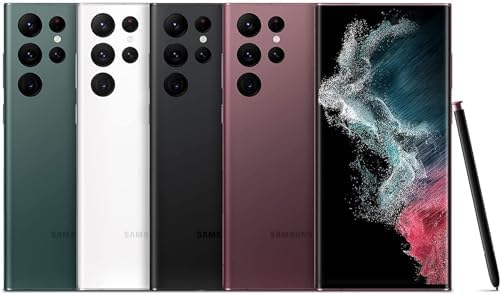 SAMSUNG Galaxy S22 Ultra 5G  US Version  512GB  Phantom Black   Unlocked  Renewed 