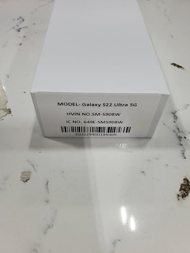 SAMSUNG Galaxy S22 Ultra 5G  US Version  512GB  Phantom Black   Unlocked  Renewed 