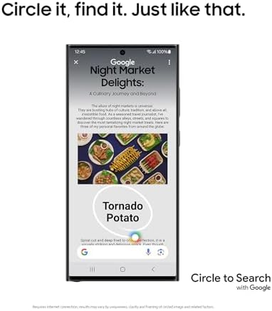 SAMSUNG Galaxy S23 Ultra Series AI Phone  Unlocked Android Smartphone  256GB Storage  8GB RAM  200MP Camera  Night Mode  Long Battery Life  S Pen  US Version  2023  Phantom Black