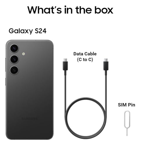 SAMSUNG Teléfono celular Galaxy S24, teléfono inteligente AI de 256 GB, Android desbloqueado, cámara de 50 MP, procesador más rápido, batería de larga duración, versión estadounidense, 2024, gris