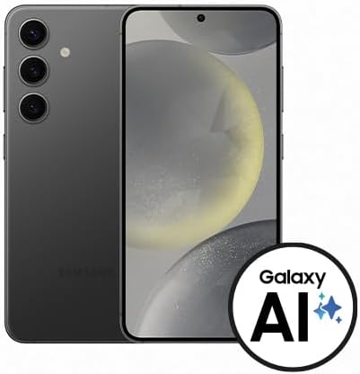 SAMSUNG Galaxy S24 5G Dual SIM   128GB  8GB   6 2 AMOLED 120Hz  10 Core Processor   International Model Unlocked for AT&T  Verizon  T Mobile  Global   S921B/DS   25W Super Fast Charger Bundle   Black