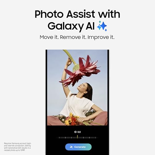 SAMSUNG Galaxy S24 FE AI Phone  128GB Fully Unlocked Android Smartphone  High Res 50MP Camera  Long Battery Life  Brighter Display Screen  US Version  2024  Graphite  Renewed