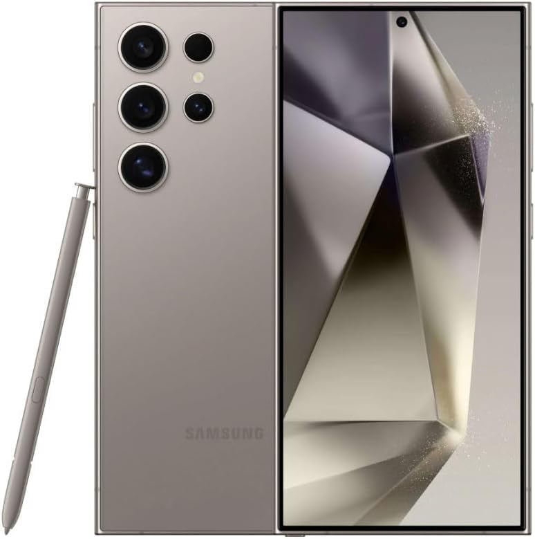 SAMSUNG Galaxy S24 Ultra SM S928B/DS 12GB 256GB Dual Sim Factory Unlocked International Model  Titanium Grey