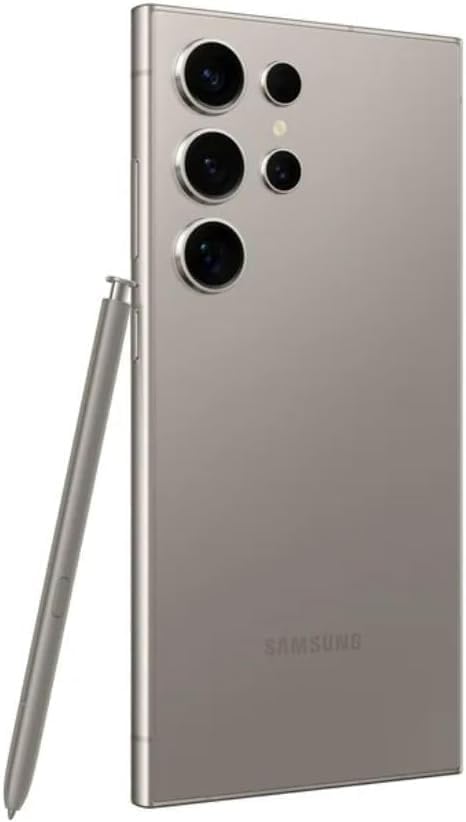 SAMSUNG Galaxy S24 Ultra SM S928B/DS 12GB 256GB Dual Sim Factory Unlocked International Model Titanium Grey