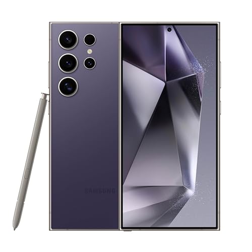SAMSUNG Galaxy S24 Ultra 5G  US Version  256GB  Titanium Violet   Unlocked  Renewed