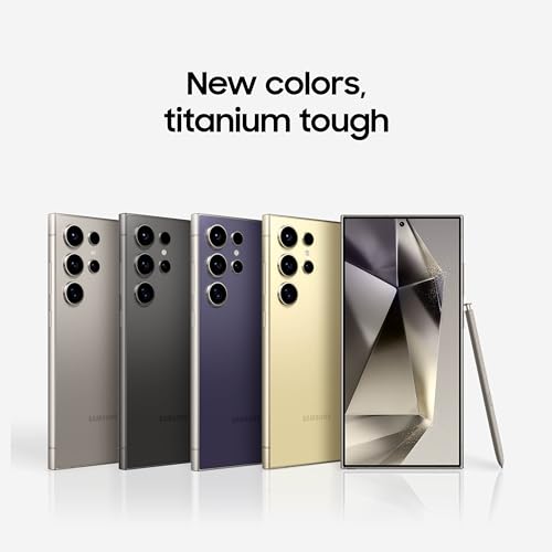 SAMSUNG Galaxy S24 Ultra 5G  US Version  256GB  Titanium Violet   Unlocked  Renewed