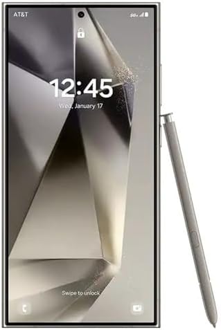 SAMSUNG Galaxy S24 Ultra 5G  US Version  512GB  Titanium Black   Unlocked  Renewed 