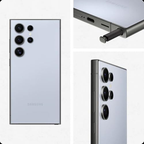 SAMSUNG Galaxy S24 Ultra 5G  US Version  256GB  Titanium Black   Unlocked  Renewed 