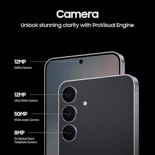 SAMSUNG Teléfono celular Galaxy S25 FE (2025), teléfono inteligente AI de 128 GB, Android desbloqueado, pantalla grande, batería de 4900 mAh, cámara de alta resolución, ediciones de fotos AI, duradero