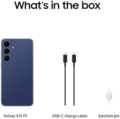 SAMSUNG Galaxy S25 Ultra  256GB Smartphone  Unlocked Android  AI Night Mode Camera  Snapdragon 8 Elite Fast Processor  5000mAh Battery  Built in S Pen  2025  US 1 Yr Warranty  Titanium Silverblue