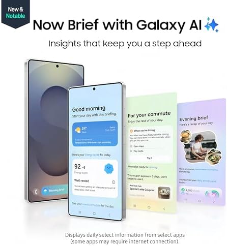 SAMSUNG Galaxy S25 Ultra Cell Phone  256GB AI Smartphone  Unlocked Android  AI Camera  Fast Processor  Long Battery Life  2025  Titanium Silverblue  Renewed 