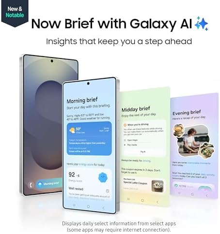 SAMSUNG Galaxy S25 Ultra Cell Phone  256GB AI Smartphone  Unlocked Android  AI Camera  Fast Processor  Long Battery Life  2025  Titanium Black  Renewed 