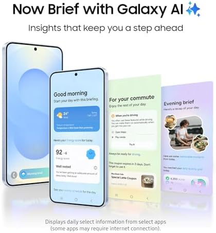 SAMSUNG Galaxy S25  Cell Phone  256GB Smartphone  Unlocked Android  AI Night Mode Camera  Snapdragon 8 Elite Fast Processor  ProScaler Display  4900mAh Battery  2025  US 1 Yr Warranty  Navy