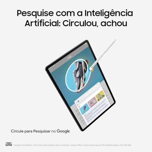 SAMSUNG Galaxy Tab S10 Lite with S Pen   128GB  6GB RAM  Wi Fi Only   10 9  90Hz LCD  Android 15 WiFi 6 Tablet  All Day Battery   International Model X400   256GB SD Card Bundle  Gray