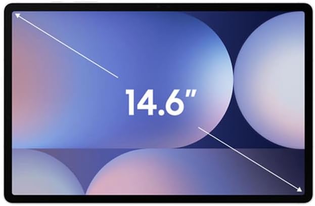 SAMSUNG Galaxy Tab S10 Ultra 14.6” Pantalla táctil AMOLED, Tablet de 256GB SSD con S-Pen (Solo Wi-Fi, 12GB RAM, Lector de huellas dactilares, Android 14 OS) Versión EE. UU., Gris Lunar, SM-X920NZAAXAR