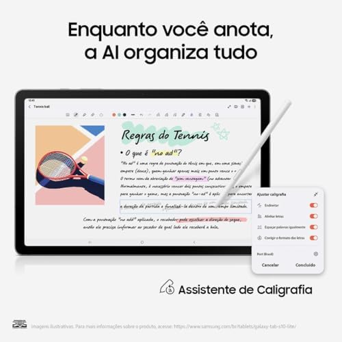 SAMSUNG Galaxy Tab S10 Lite with S Pen   128GB  6GB RAM  Wi Fi Only   10 9  90Hz LCD  Android 15 WiFi 6 Tablet  All Day Battery   International Model X400   256GB SD Card Bundle  Gray