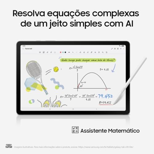 SAMSUNG Galaxy Tab S10 Lite with S Pen   128GB  6GB RAM  Wi Fi Only   10 9  90Hz LCD  Android 15 WiFi 6 Tablet  All Day Battery   International Model X400   256GB SD Card Bundle  Gray