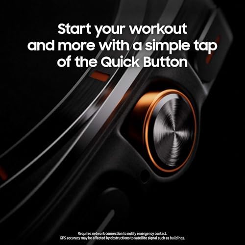 SAMSUNG Galaxy Watch Ultra 47mm LTE AI Smartwatch w/Energy Score  Wellness Tips  Heart Rate Tracking  Sleep Monitor  Fitness Tracker  GPS  2024 Titanium Gray  Renewed 