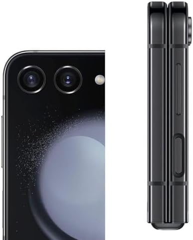 SAMSUNG Galaxy Z Flip 5 5G  US Version  256GB  Graphite   Unlocked  Renewed 