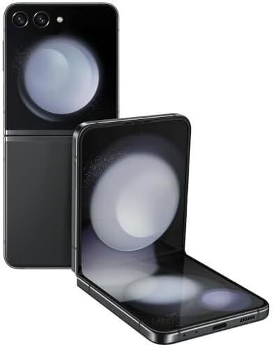 SAMSUNG Galaxy Z Flip 5 5G  US Version  256GB  Graphite   Unlocked  Renewed 