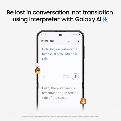 SAMSUNG Galaxy Z Flip 5 5G  US Version  256GB  Graphite   Unlocked  Renewed 