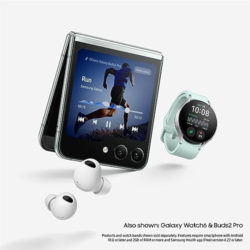 SAMSUNG Galaxy Z Flip 5 5G  US Version  256GB  Graphite   Unlocked  Renewed 